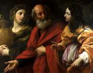 Guido Reni - Lot and his Daughters leaving Sodom